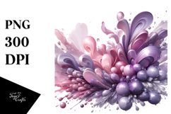 Shiny Lavender Summer Watercolor Product Image 1