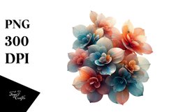 Colorful Shiny Begonia Clipart Product Image 3