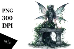 Gothic Fairy on Bench, 20 oz Tumbler Product Image 1