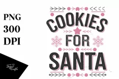 Cookies for Santa Christmas Png Product Image 5