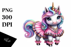 Baby Unicorn Cajun Two-Step Dancer PNG Product Image 1