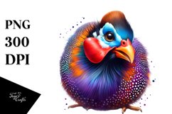 Vibrant Guineafowl Clipart Product Image 1