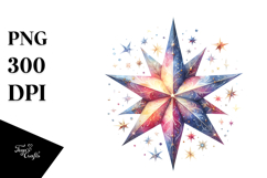 Simple Colorful Star PNG Product Image 1