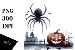 Simple Halloween Creepy Crawler PNG Product Image 1