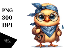 Baby Chicken Bandana es | Clipart Product Image 1