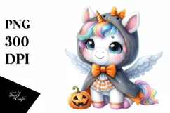Cute Baby Unicorn Halloween | Sublimation | Clipart Product Image 1