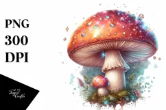 Detailed Shiny Mushroom PNG Product Image 3
