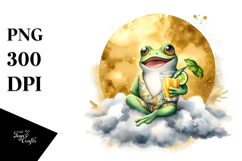 Happy Frog at the Beach PNG Product Image 1