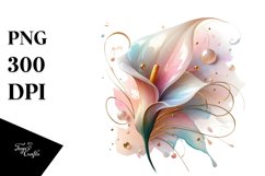 Calla Lily, Pastel PNG Product Image 3
