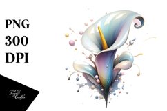 Calla Lily, Pastel PNG Product Image 3