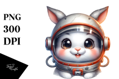 Energetic Baby Rabbit PNG Product Image 1