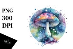 Celestial Watercolor Mushroom Splash Product Image 3