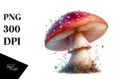 Detailed Mushroom Summer PNG Product Image 1