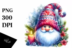 Washed Christmas Gnome, High-Res PNG Product Image 3