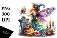 Simple Vibrant Fairy in Halloween Style Product Image 1