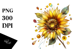 Shiny Sunflower, Transparent PNG Product Image 1