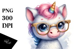 es Baby Unicorn Clipart Product Image 1