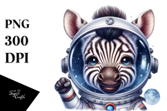 Energetic Baby Zebra PNG Product Image 1