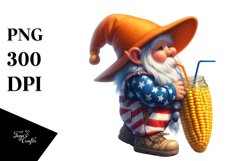 Vibrant Gnome with Beach Wear PNG Product Image 1
