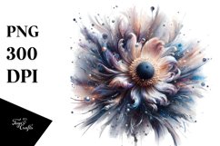 Abstract Shiny Anemone Splash | Clipart Product Image 1