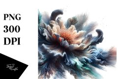 Abstract Shiny Anemone Splash | Clipart Product Image 1