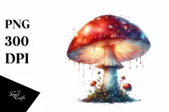 Detailed Shiny Mushroom PNG Product Image 1