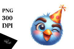 Bird with Sunglasses PNG Product Image 1