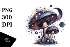 Glossy Celestial Mushroom PNG Product Image 1