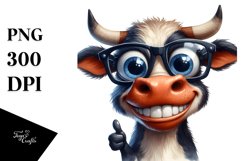 Expressive Funny Ox Clipart Product Image 3