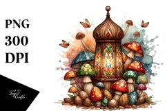 Magical Wooden Stained Mushroom Product Image 1