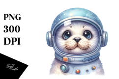 Cute Baby Deer with Astronaut Helmet PNG Product Image 1
