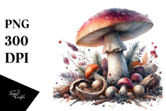 Mystical Mushroom Summer PNG Product Image 1