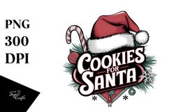 Retro Cookies for Santa Png Product Image 5