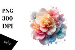 Abstract Glossy Begonia | Sublimation | Clipart Product Image 3