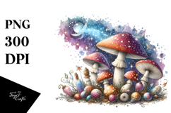 Magical Mushroom Summer PNG Product Image 1