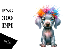 Vibrant Monkey Made of Flowers PNG Product Image 1