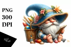 Beach Wear Gnome, Digital Painting PNG Product Image 1