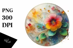 Watercolor Luxury Flower Splash Clipart Product Image 3