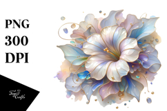 Abstract Pastel Petunia, PNG Product Image 1
