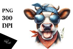 Cow Enthusiastic Cow Portrait with Large Smile and Houswife Product Image 1