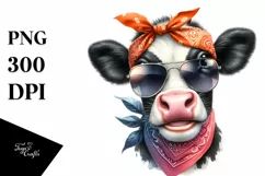 Cow Enthusiastic Cow Portrait with Large Smile and Houswife Product Image 1
