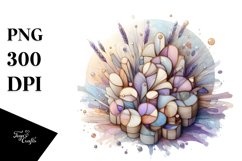 Abstract Stained Lavender | Sublimation | Clipart Product Image 3