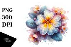 Detailed Primrose Splash | Clipart Product Image 1