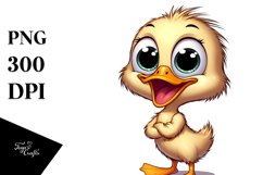 Cute Cartoon Baby Duck PNG Product Image 1