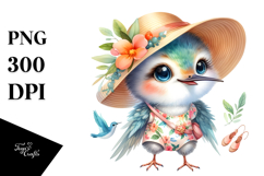 Cute Baby Hummingbird PNG Product Image 1
