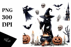 Simple Halloween Clipart | Sublimation | Clipart Product Image 1