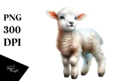 Digital Baby Lamb, Transparent PNG Product Image 1