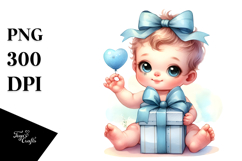 Digital Watercolor Baby Gift Product Image 1