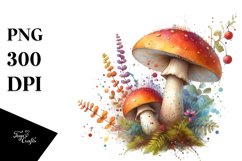 Detailed Pastel Mushroom Product Image 3