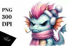 Dragon with Punk Haircut, Transparent PNG Product Image 1
